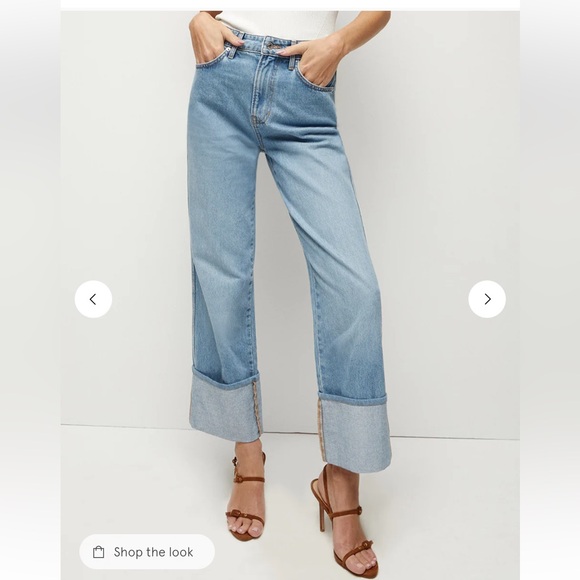 Veronica Beard Dylan High Rise Straight Leg - Picture 5 of 17